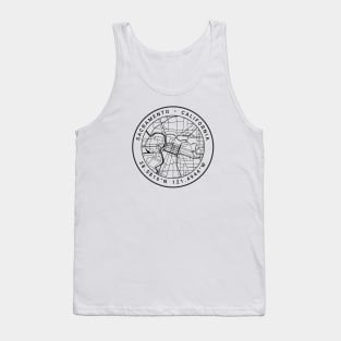 Sacramento Map Tank Top